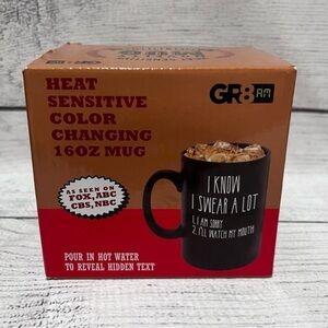 HEAT Sensitive Color Changing Coffee Tea Mug 16 Oz